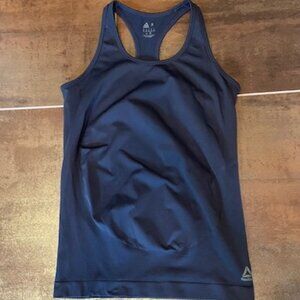 Reebok Navy Blue Seamless Maternity Tank Top - S